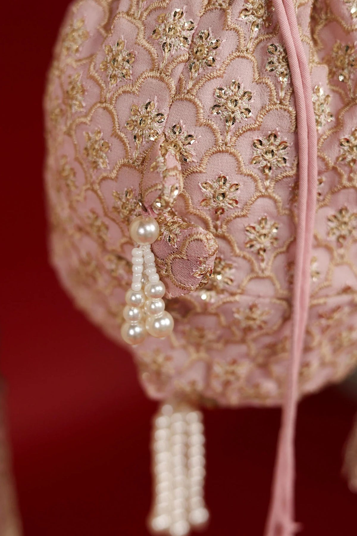 Embroidered Bridal Bag