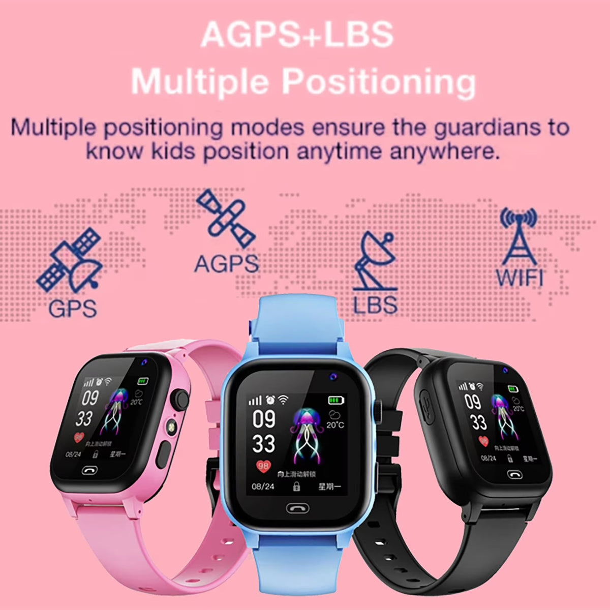 Kids Smart Watches Kids Waterproof Smart Watch Smart Watch for Kids