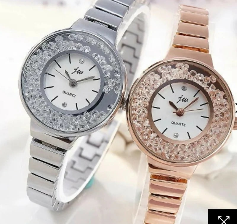 Imported Round Chain Step Watch-058 | Women Accessories | Watches | Brand New