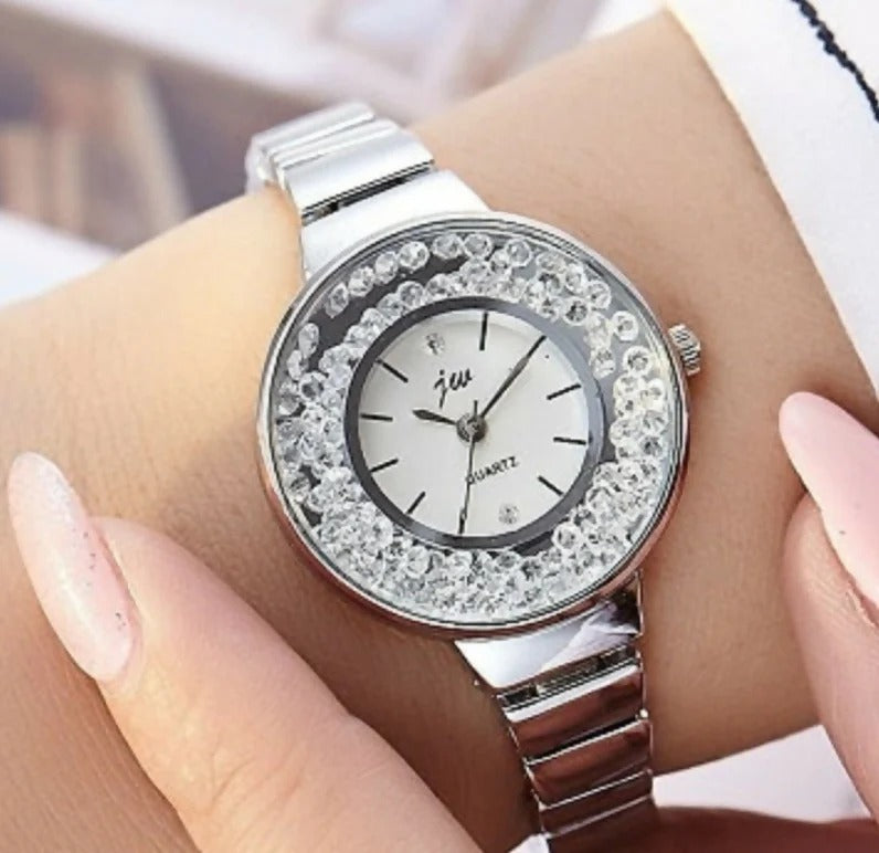 Imported Round Chain Step Watch-058 | Women Accessories | Watches | Brand New